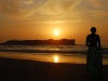 Spass mit dem Bodyboard am Strand von Sidi Kaouki